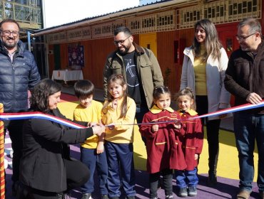 Realizan obras de mejoramiento por más de $160 millones en colegios municipales de Villa Alemana