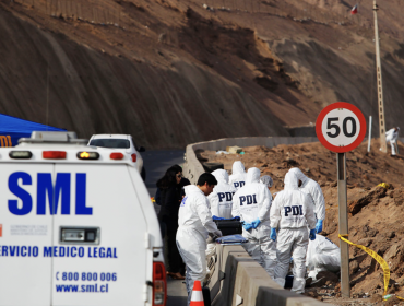 Dos muertos y un herido deja ataque a tiros en aparcadero de camiones en Alto Hospicio