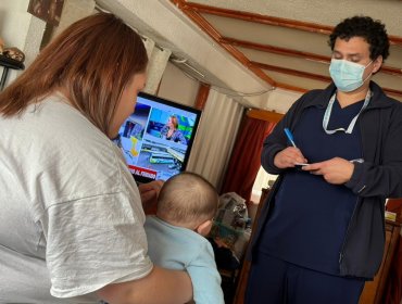 Inicia programa de controles de salud domiciliarios para lactantes en Limache ante crisis por enfermedades respiratorias