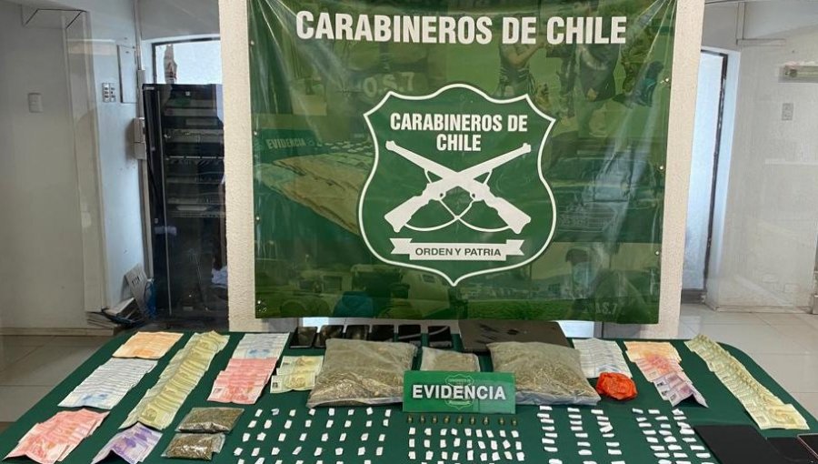 Allanamientos a siete casas de San Felipe permitieron incautar droga y munición: una mujer y tres hombres fueron detenidos