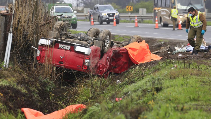 Aumentaron a nueve las víctimas fatales del trágico accidente en Ruta 5 Sur a la altura de San Javier