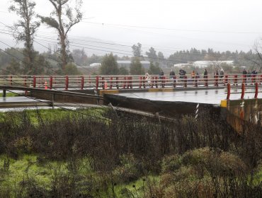 Supuesta bomba en el puente Lircay era una roca arrastrada con mechas de tronadura