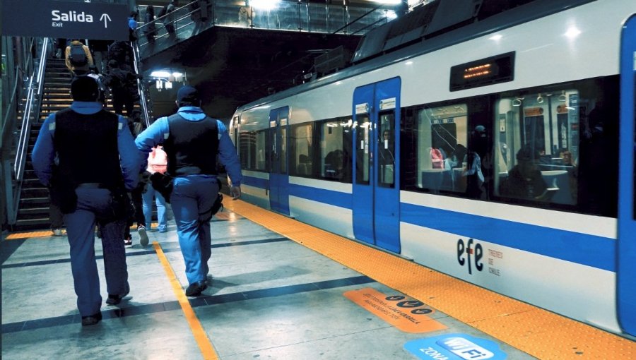 EFE Valparaíso se querella contra detenido por vender "queques mágicos" a bordo de los trenes