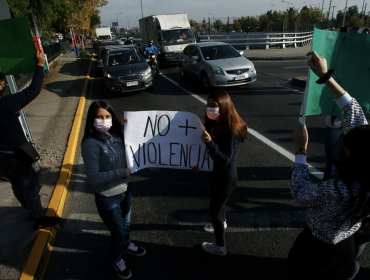 Tras doble homicidio en parque, vecinos de Cerrillos protestan por mayor seguridad