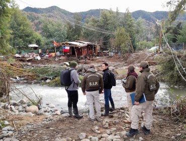 Continúa la búsqueda de bombero y adulto mayor desparecidos tras desborde del río Ancoa en Linares