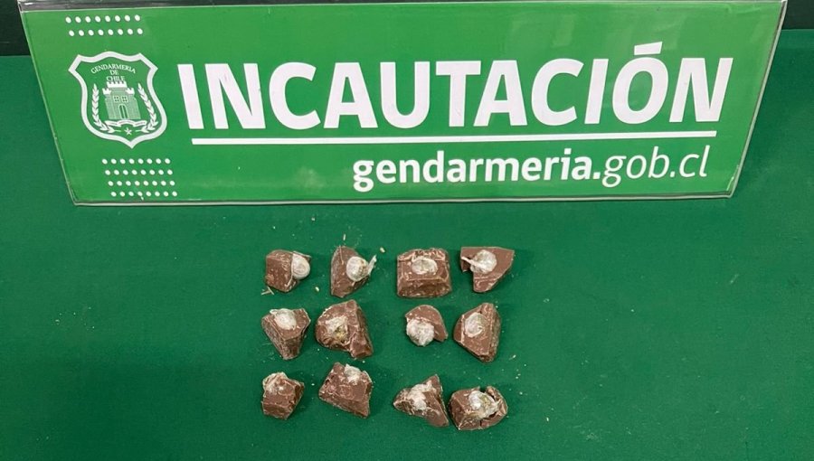 Gendarmes incautan "chocolates mágicos" a reo en prisión preventiva en la cárcel de San Antonio