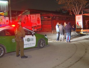 Repartidor de gas fue asesinado por asaltantes mientras hacía entrega en Cerro Navia