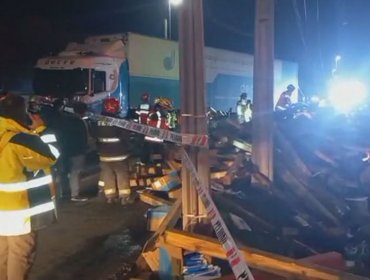 Colisión de alta energía deja dos fallecidos y tres heridos grave en la ruta 5 Sur de Romeral