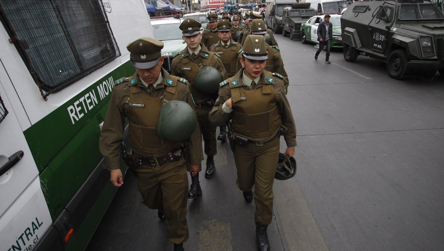 2.611 personas ha detenido Carabineros en el marco del plan «Calles sin violencia»