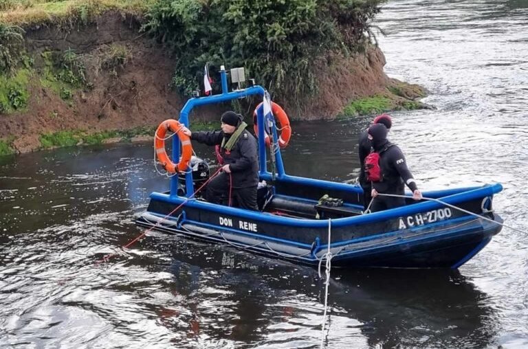 Encuentran tras 16 días de búsqueda cuerpo del segundo hombre que fue arrastrado por río Carihueico en Dalcahue