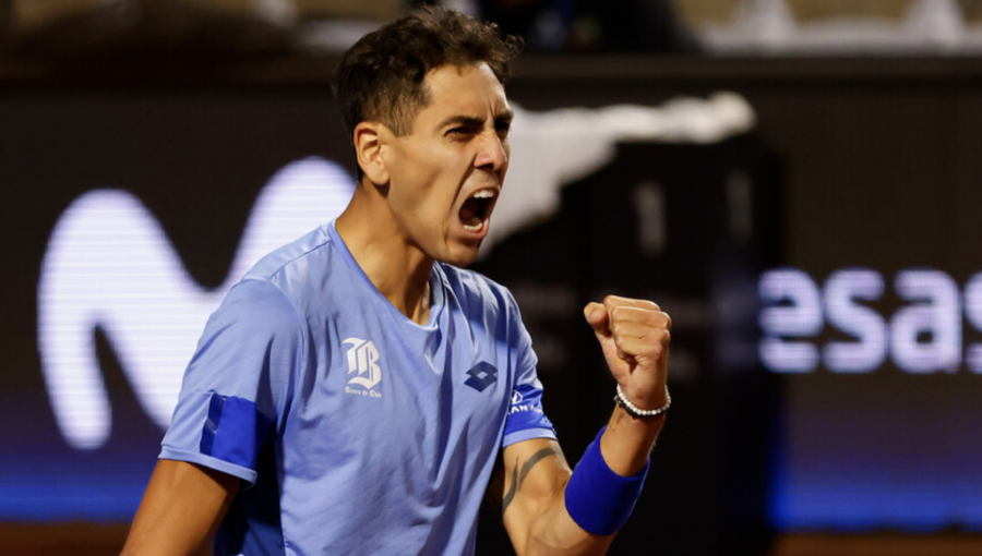 Alejandro Tabilo sacó adelante duro partido y avanza a semis del Challenger de Karlsruhe