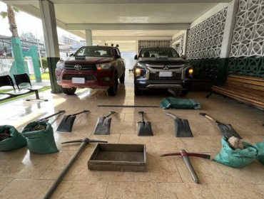 Carabineros sorprendió a once sujetos robando cobre en Minera Escondida en Antofagasta