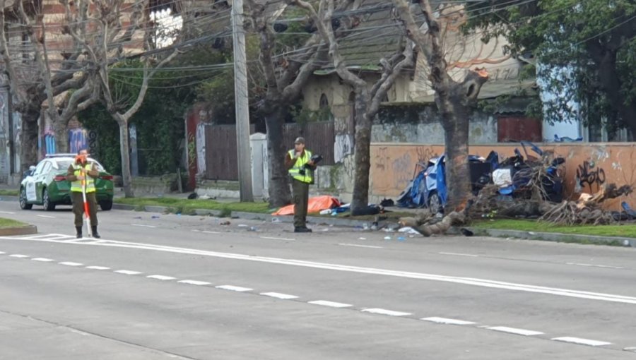 Violento choque en Avenida Sporting termina con un muerto en Viña del Mar