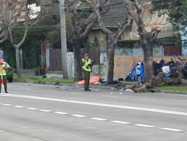 Violento choque en Avenida Sporting termina con un muerto en Viña del Mar