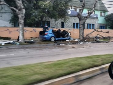 "Velocidad no razonable": Lo que se sabe del accidente de tránsito que dejó a dos personas fallecidas en Viña del Mar