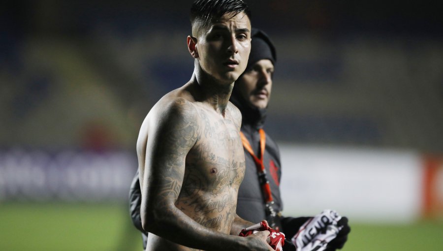 Erick Pulgar está en duda en Flamengo para el clásico contra Fluminense tras sentir un dolor muscular