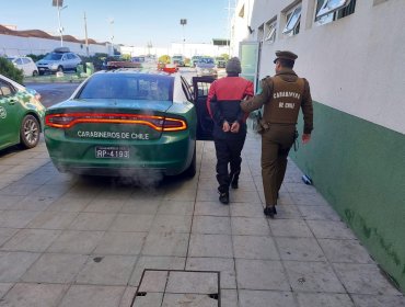 Detienen a hombre acusado de lanzar elemento incendiario a casa de su vecino en Quintero