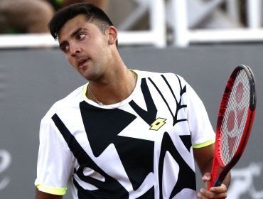 Tomás Barrios sufrió una dura caída en la primera ronda del Challenger de Trieste en Italia