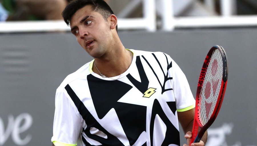 Tomás Barrios sufrió una dura caída en la primera ronda del Challenger de Trieste en Italia