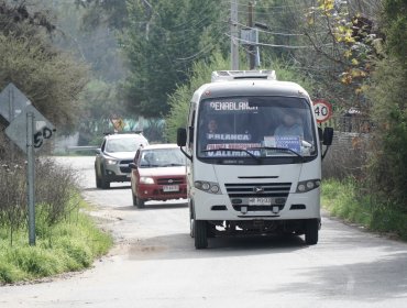 Zonas rurales de Villa Alemana ya cuentan con transporte público al centro de la comuna