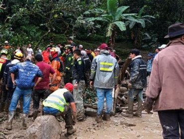 Al menos 14 personas perdieron la vida tras avalancha en el municipio de Quetame en Colombia