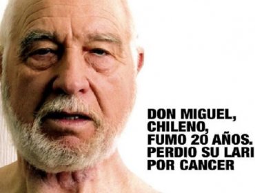 Confirman muerte de "Don Miguel", reconocido rostro de campaña contra el consumo de tabaco del Minsal