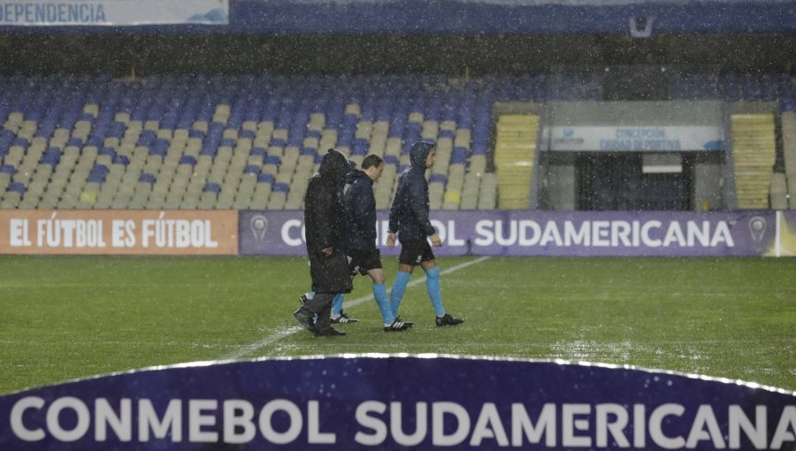 Partido entre Audax Italiano y Ñublense por Copa Sudamericana fue aplazado por intensas lluvias