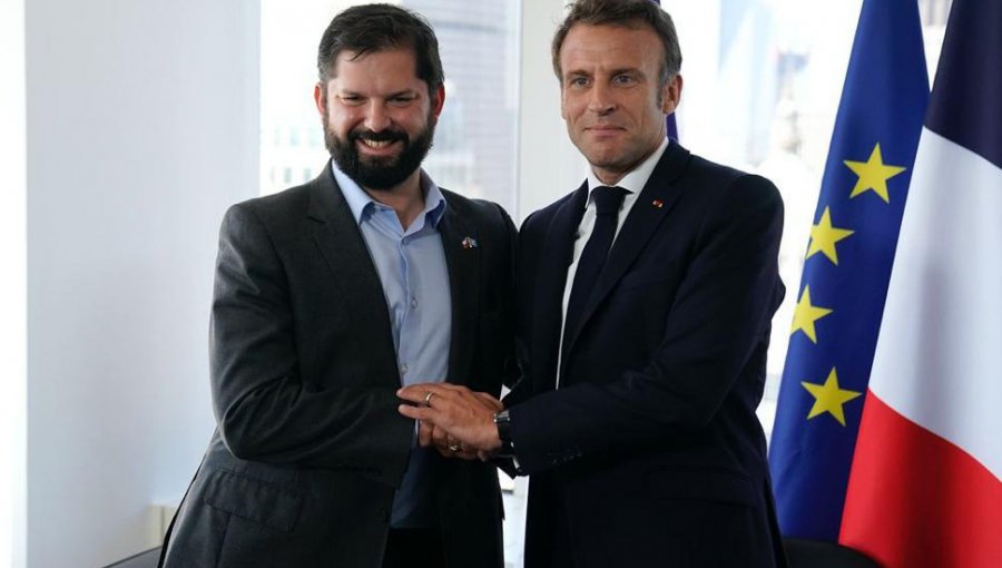 Boric agradece a Macron la solidaridad de Francia con exiliados de la dictadura