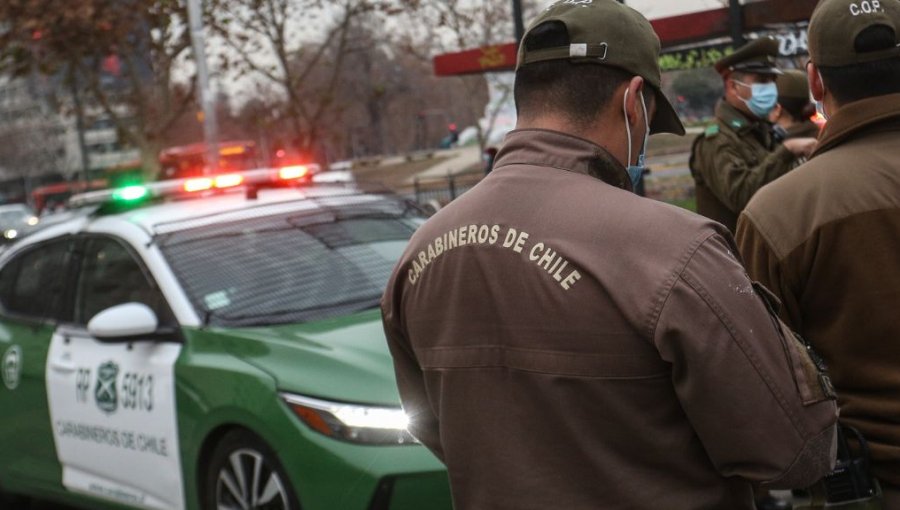 Persecución policial por vehículo robado termina con un delincuente herido y otro detenido en La Pintana