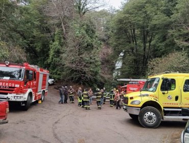 Dos personas murieron tras deslizamiento de tierra en un camping en sector rural de Curacautín