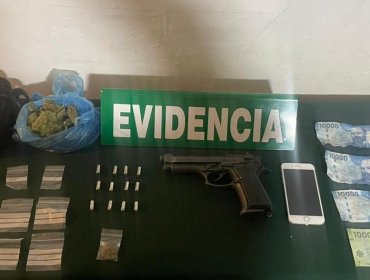 Detienen a adolescente que habría disparado en plena vía pública en Viña del Mar: se le incautó arma a fogueo y marihuana