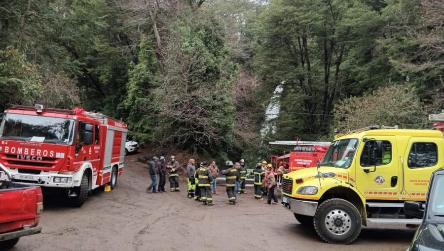 Dos personas murieron tras deslizamiento de tierra en un camping en sector rural de Curacautín