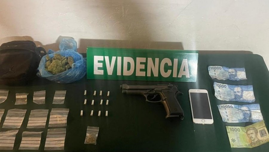 Detienen a adolescente que habría disparado en plena vía pública en Viña del Mar: se le incautó arma a fogueo y marihuana