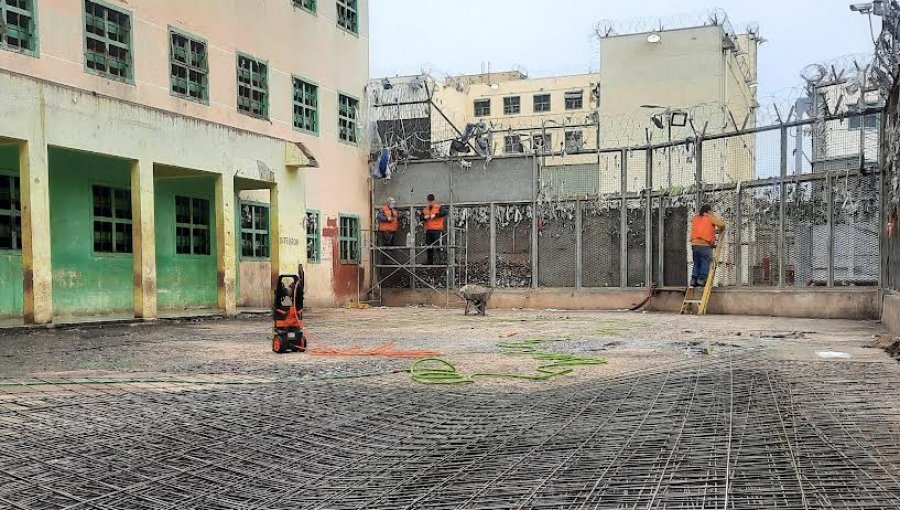 Dan inicio a las obras de reparación del módulo 115 de la cárcel de Valparaíso