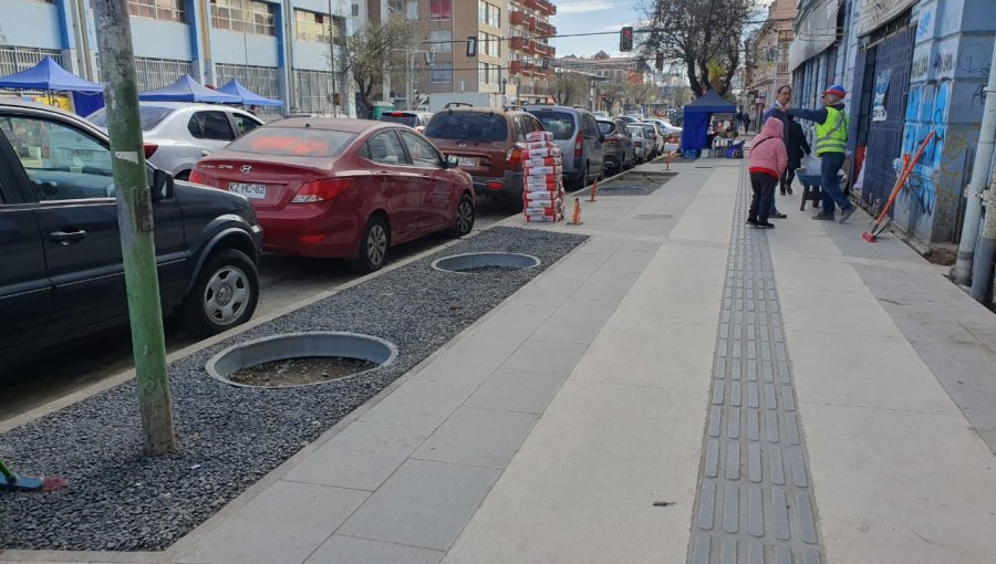 Un 25% de avance presentan las obras que convertirán a la Av. Francia en la principal vía de evacuación de Valparaíso