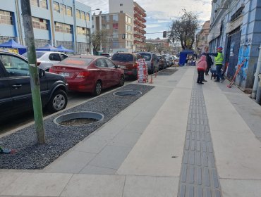 Un 25% de avance presentan las obras que convertirán a la Av. Francia en la principal vía de evacuación de Valparaíso