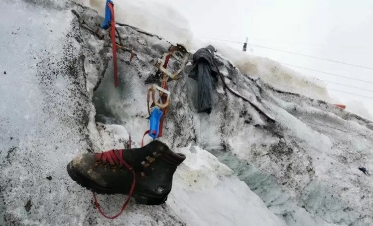 Deshielo de un glaciar en Suiza deja al descubierto a un montañista desaparecido desde 1986