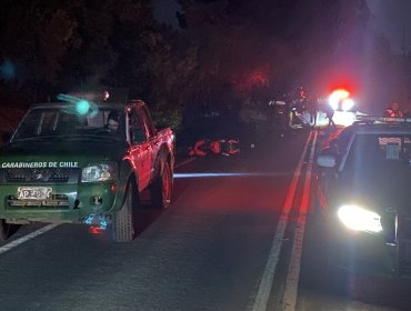 Motorista muere tras chocar con árboles derribados en carretera que une Temuco con Cholchol