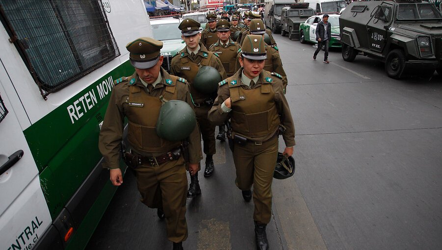 Operativo de Carabineros termina con 912 detenidos a nivel nacional