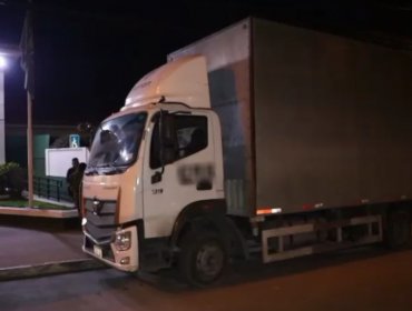 Sujeto que robó camión con mercadería avaluada en $10 millones en detenido por Carabineros en Maipú
