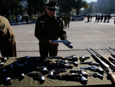 Carabineros registra 2.190 detenidos por Ley de Armas en lo que va del año: 15,9% más que en 2022