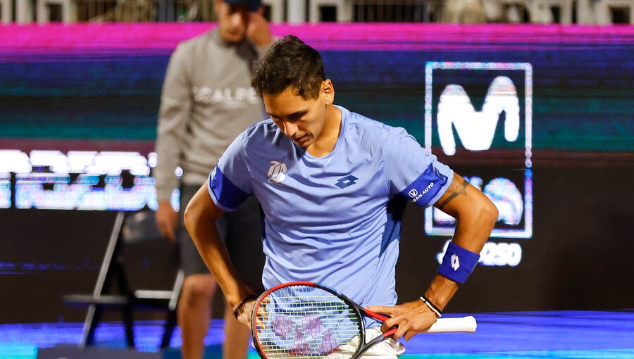 Alejandro Tabilo quedó eliminado de Santo Domingo y no podrá regresar al top 100