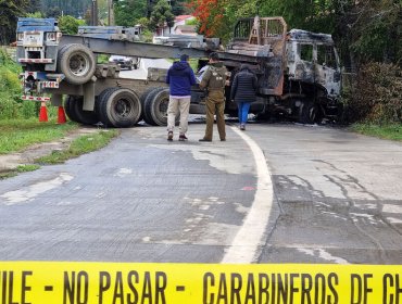 Gobierno anuncia acción judicial contra Resistencia Mapuche Lavkenche por ataque incendiario en Contulmo