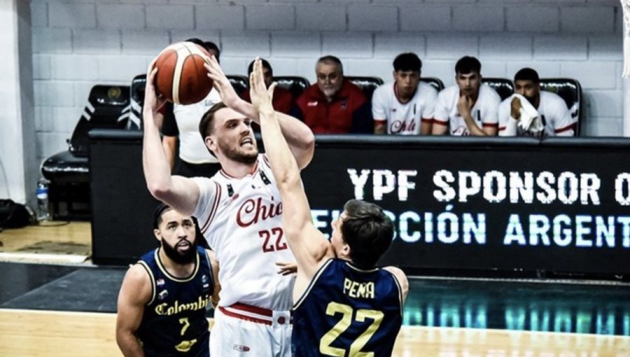 Chile derrotó a Colombia y avanzó invicto a semifinales del Preolímpico de básquetbol