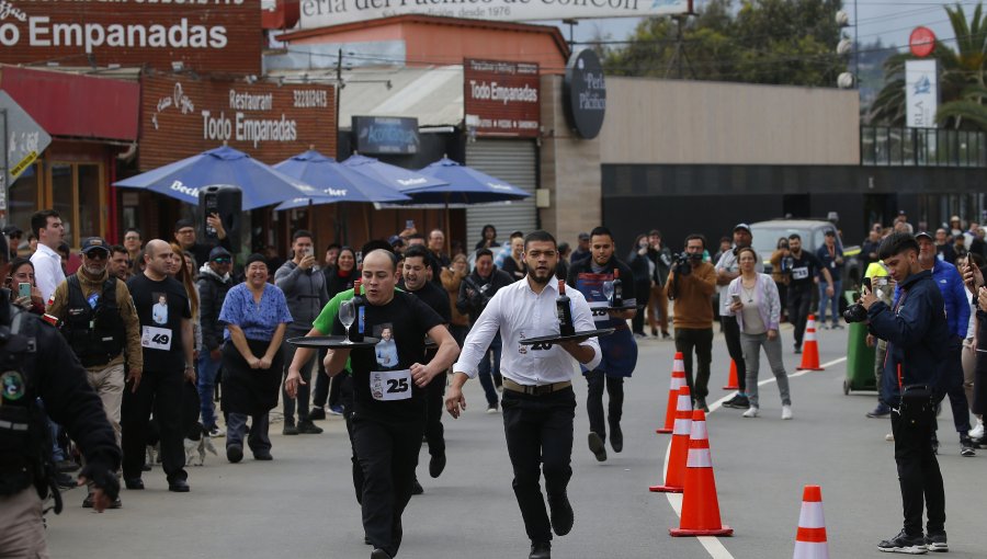 Este jueves se llevó a cabo de manera exitosa la tradicional "Carrera de Garzones" en Concón