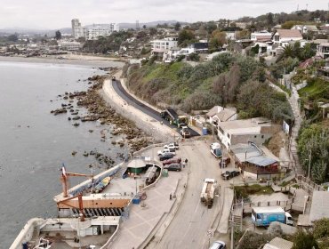 A 21 meses de iniciar obras, mejoramiento del borde costero de Concón registra un 90% de avance y sueñan con entregar a fin de año