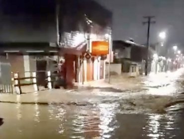 Inundaciones y desbordes obligan a evacuar varios sectores de la comuna de Constitución
