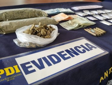 Detienen a tres delincuentes e incautan munición, dinero y droga avaluada en más de $3 millones en San Felipe y Los Andes