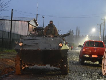 A balazos recibieron a carabineros en extenso operativo por auto robado en Temucuicui