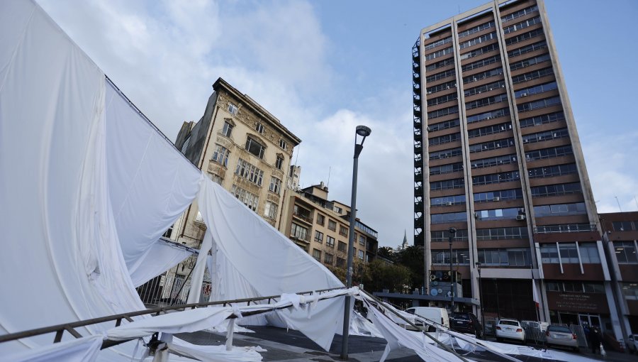 Sistema frontal deja ráfagas de viento de hasta 50 kilómetros por hora en Valparaíso